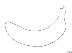 banana Coloring Pages To Print